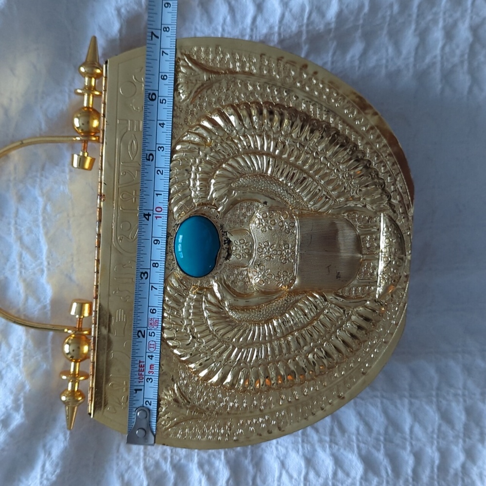 Copper Handcarved Metal Egyptian Handbag - Picture 8 of 10